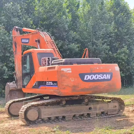 Dx220 Escavatori originali Dx300 Dh225 Dh300 Costruzione di modelli Mining Macchina per carichi pesanti Doosan Dx225 Escavatore cingolato Doosan usato