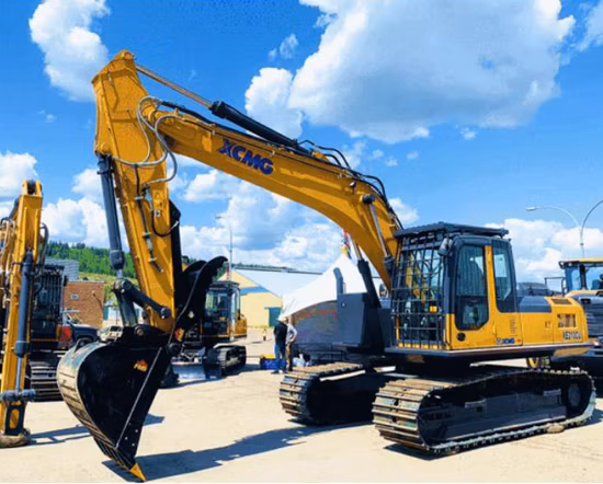 XCMG ha utilizzato un escavatore cingolato da 21 tonnellate per attrezzature pesanti